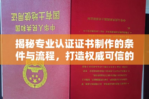 周至揭秘专业认证证书制作的条件与流程，打造权威可信的认证体系