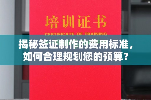 周至揭秘签证制作的费用标准，如何合理规划您的预算？