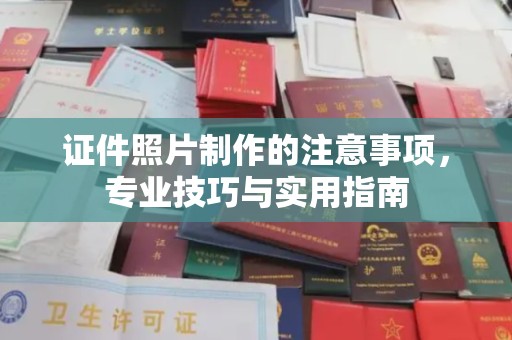 周至证件照片制作的注意事项，专业技巧与实用指南