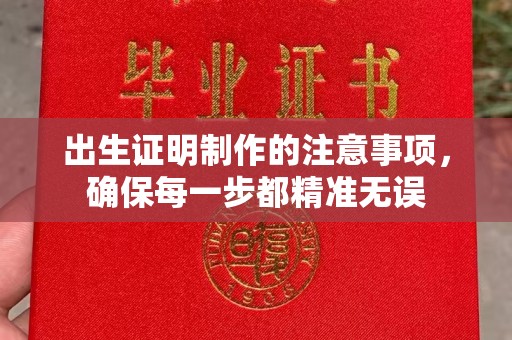周至出生证明制作的注意事项，确保每一步都精准无误