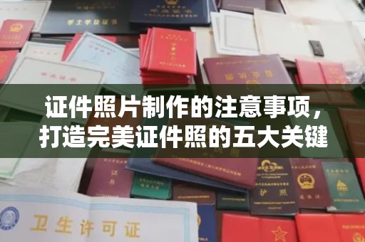 周至证件照片制作的注意事项，打造完美证件照的五大关键点