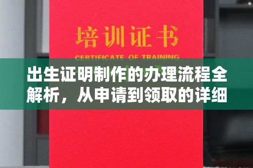 周至出生证明制作的办理流程全解析，从申请到领取的详细指南